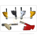 Zoomlion concrete pump part s tube, s pipe, s valve